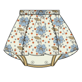 Fashion sewing patterns for BABIES Skirts